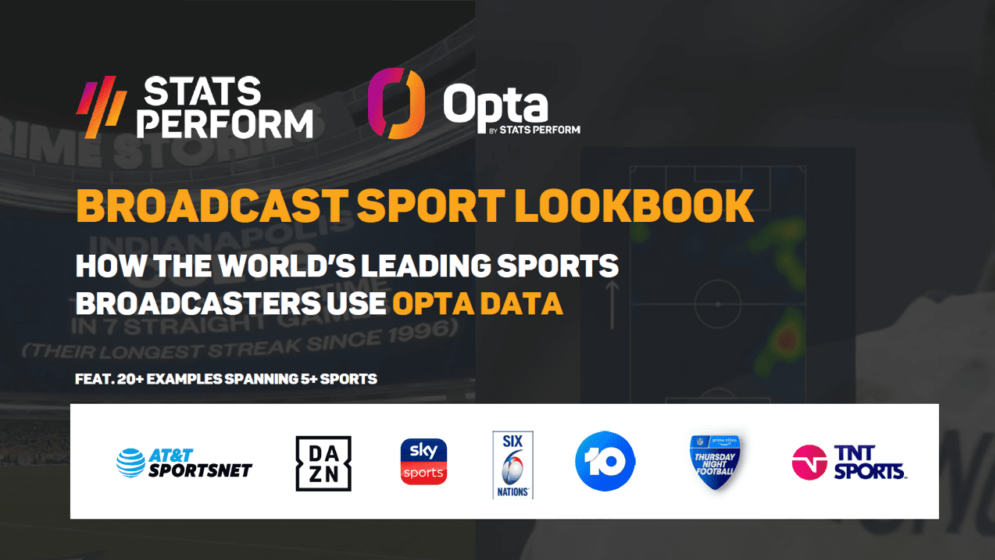 Front cover of the broadcast sport lookbook